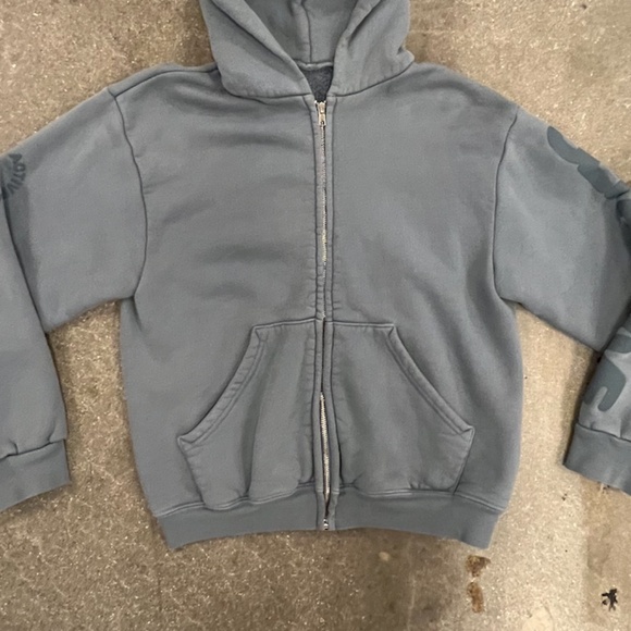 SET ACTIVE WOMEN'S LONG SLEEVE ZIP-UP HOODIE, SIZE SMALL, BLUE - Picture 3 of 9